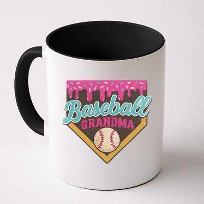Baseball Grandma Ice Cream Drip Mug