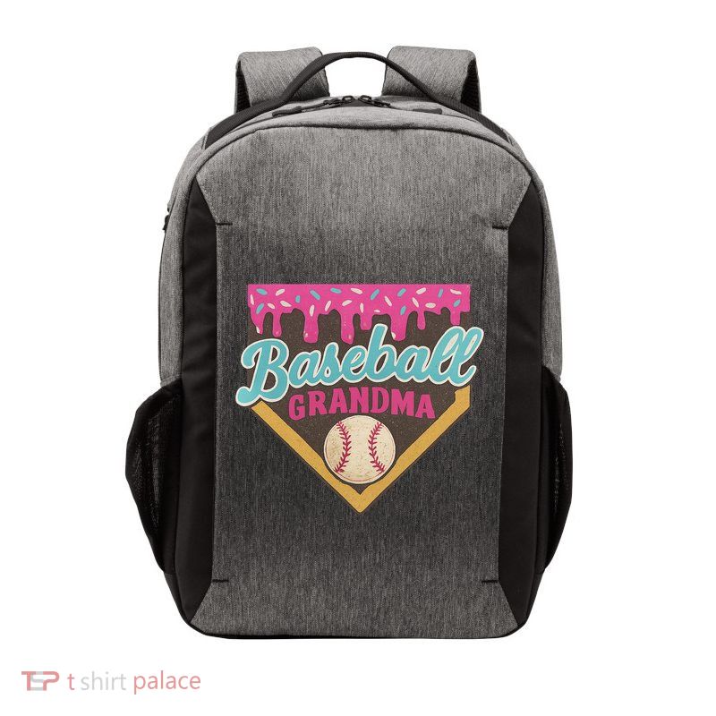 Baseball Grandma Ice Cream Drip Vector Backpack