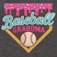 Baseball Grandma Ice Cream Drip Vector Backpack
