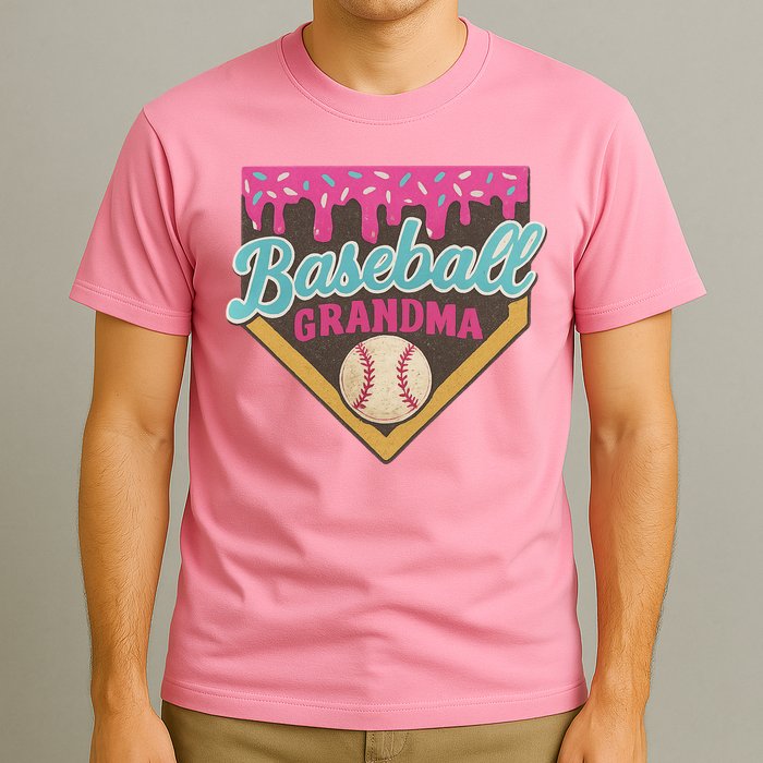 Baseball Grandma Ice Cream Drip T-Shirt
