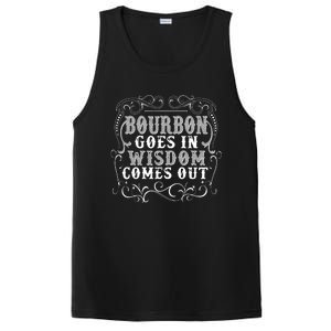 Bourbon Goes In Wisdom Comes Out PosiCharge Competitor Tank