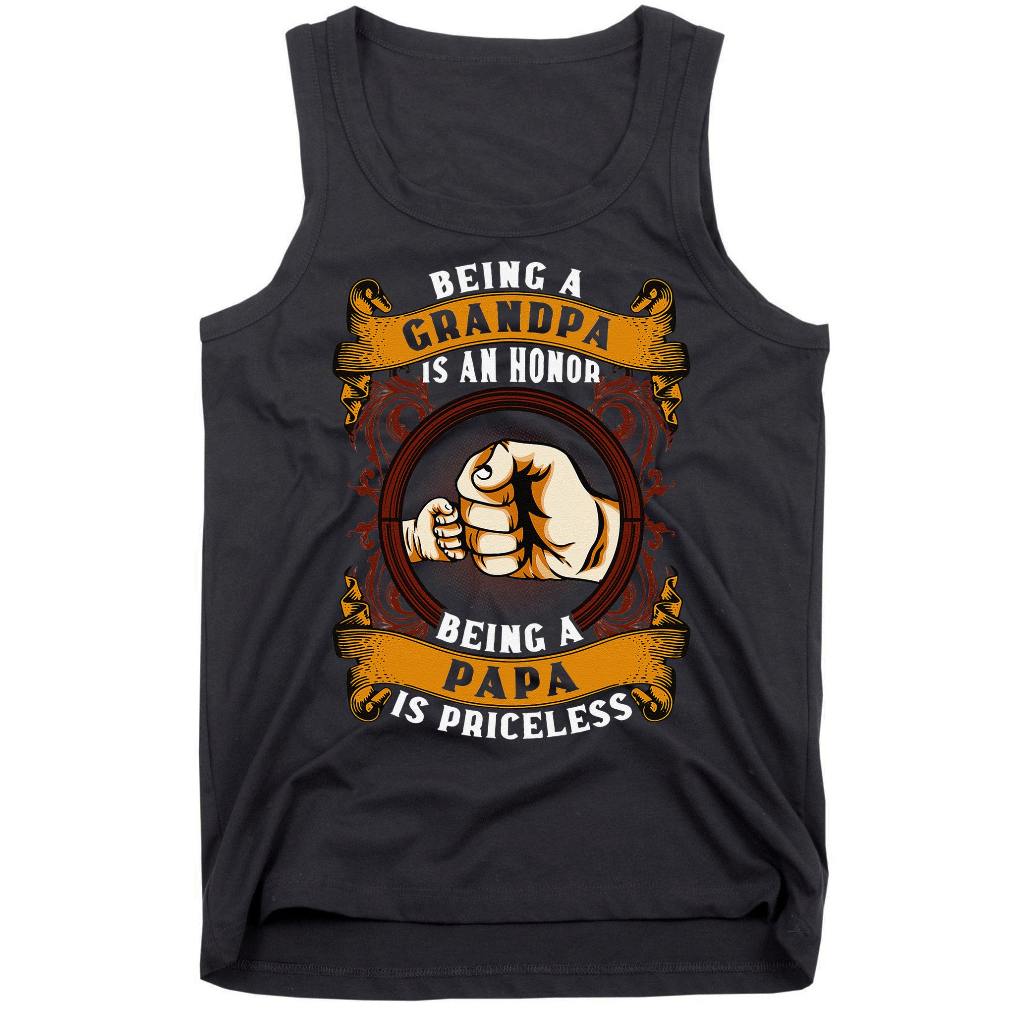 Being Grandpa Is An Honor Being Papa Is PRICELESS Father Day Tank Top