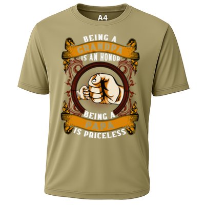 Being Grandpa Is An Honor Being Papa Is PRICELESS Father Day Performance Shirt