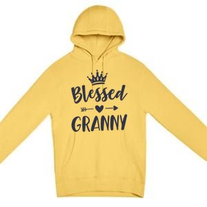 Blessed Granny Idea From Grand Mothers Day Granny Gift Premium Pullover Hoodie