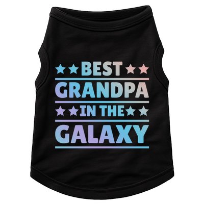 Best Grandpa In The Galaxy Cool Gift Doggie Tank