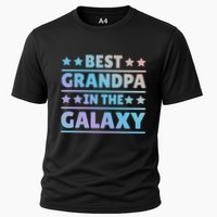 Best Grandpa In The Galaxy Cool Gift Cooling Performance Crew T-Shirt