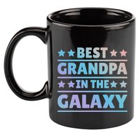 Best Grandpa In The Galaxy Cool Gift 11oz C Handle Ceramic Mug