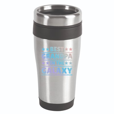 Best Grandpa In The Galaxy Cool Gift 16oz Travel Tumbler