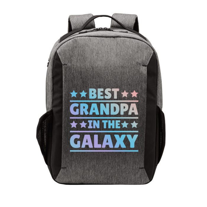 Best Grandpa In The Galaxy Cool Gift Vector Backpack