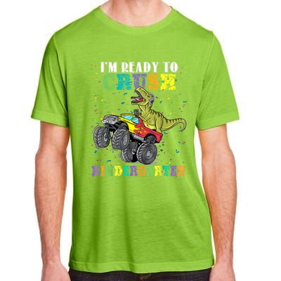 Brand: Generic Im Ready To Crush Kindergarten Monster Truck Dinosaur Boy Adult ChromaSoft Performance T-Shirt