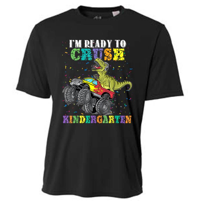 Brand: Generic Im Ready To Crush Kindergarten Monster Truck Dinosaur Boy Cooling Performance Crew T-Shirt