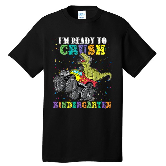 Brand: Generic Im Ready To Crush Kindergarten Monster Truck Dinosaur Boy Tall T-Shirt