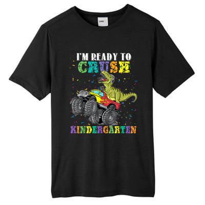 Brand: Generic Im Ready To Crush Kindergarten Monster Truck Dinosaur Boy Tall Fusion ChromaSoft Performance T-Shirt