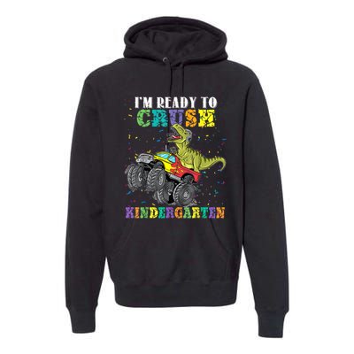 Brand: Generic Im Ready To Crush Kindergarten Monster Truck Dinosaur Boy Premium Hoodie