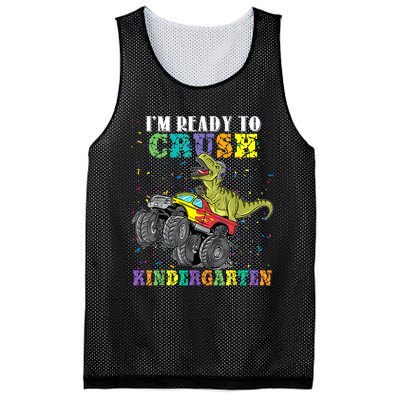 Brand: Generic Im Ready To Crush Kindergarten Monster Truck Dinosaur Boy Mesh Reversible Basketball Jersey Tank