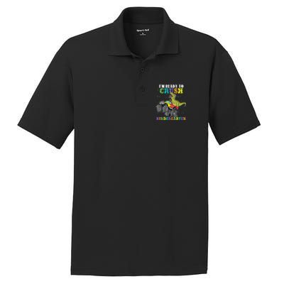 Brand: Generic Im Ready To Crush Kindergarten Monster Truck Dinosaur Boy PosiCharge RacerMesh Polo