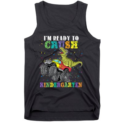 Brand: Generic Im Ready To Crush Kindergarten Monster Truck Dinosaur Boy Tank Top