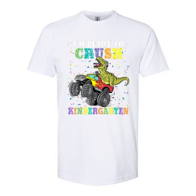 Brand: Generic Im Ready To Crush Kindergarten Monster Truck Dinosaur Boy Softstyle CVC T-Shirt