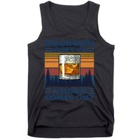 Bourbon Goes In Wisdom Comes Out Bourbon Drinking Lover Gift Tank Top