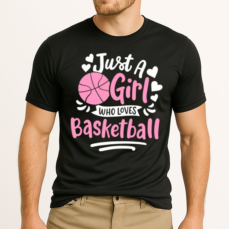 Basketball Girl Just A Girl Who Loves Basketball Cooling Performance Crew T-Shirt