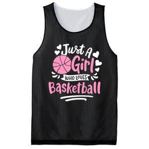 Basketball Girl Just A Girl Who Loves Basketball Mesh Reversible Basketball Jersey Tank