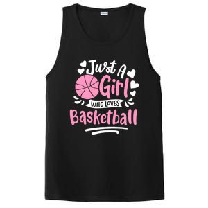 Basketball Girl Just A Girl Who Loves Basketball PosiCharge Competitor Tank