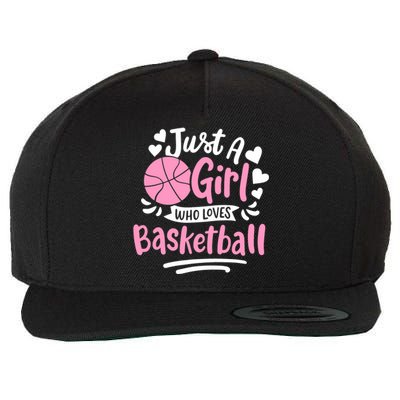 Basketball Girl Just A Girl Who Loves Basketball Wool Snapback Cap