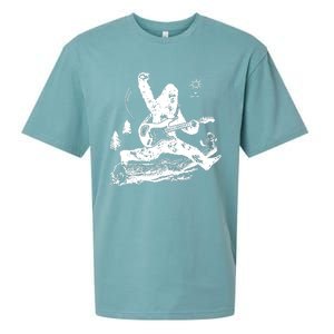 Bigfoot Guitar Jump Sueded Cloud Jersey T-Shirt