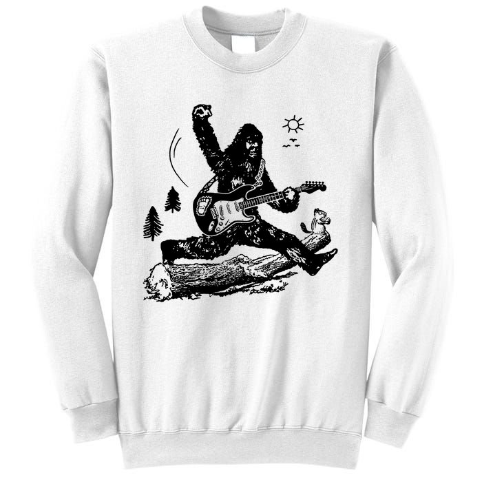 Bigfoot Guitar Jump Sweatshirt