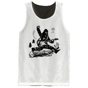 Bigfoot Guitar Jump Mesh Reversible Basketball Jersey Tank