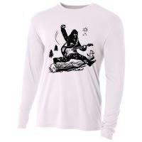 Bigfoot Guitar Jump Cooling Performance Long Sleeve Crew