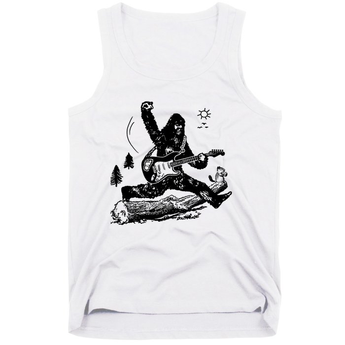 Bigfoot Guitar Jump Tank Top