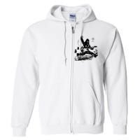 Bigfoot Guitar Jump Full Zip Hoodie