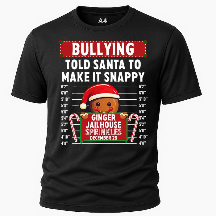 Bullying Ginger Jailhouse Christmas Xmas Gingerbread Holiday Cooling Performance Crew T-Shirt