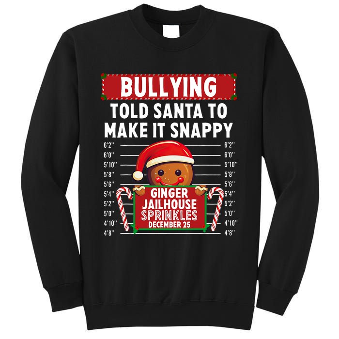 Bullying Ginger Jailhouse Christmas Xmas Gingerbread Holiday Sweatshirt