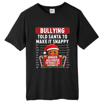 Bullying Ginger Jailhouse Christmas Xmas Gingerbread Holiday Tall Fusion ChromaSoft Performance T-Shirt