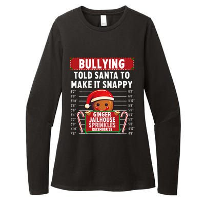 Bullying Ginger Jailhouse Christmas Xmas Gingerbread Holiday Womens CVC Long Sleeve Shirt