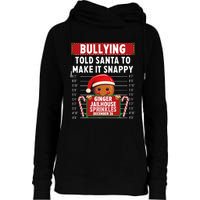 Bullying Ginger Jailhouse Christmas Xmas Gingerbread Holiday Womens Funnel Neck Pullover Hood