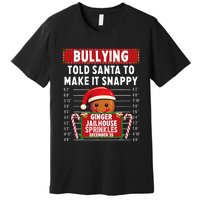 Bullying Ginger Jailhouse Christmas Xmas Gingerbread Holiday Premium T-Shirt