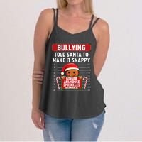 Bullying Ginger Jailhouse Christmas Xmas Gingerbread Holiday Women's Strappy Tank