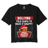 Bullying Ginger Jailhouse Christmas Xmas Gingerbread Holiday Women's Crop Top Tee