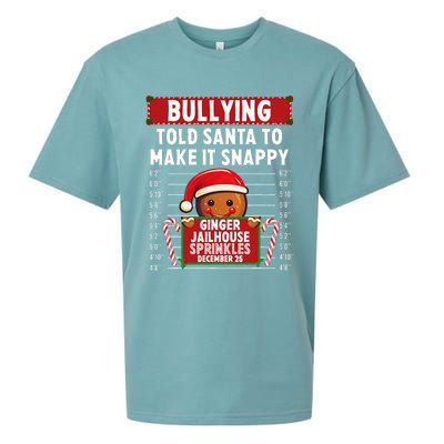 Bullying Ginger Jailhouse Christmas Xmas Gingerbread Holiday Sueded Cloud Jersey T-Shirt