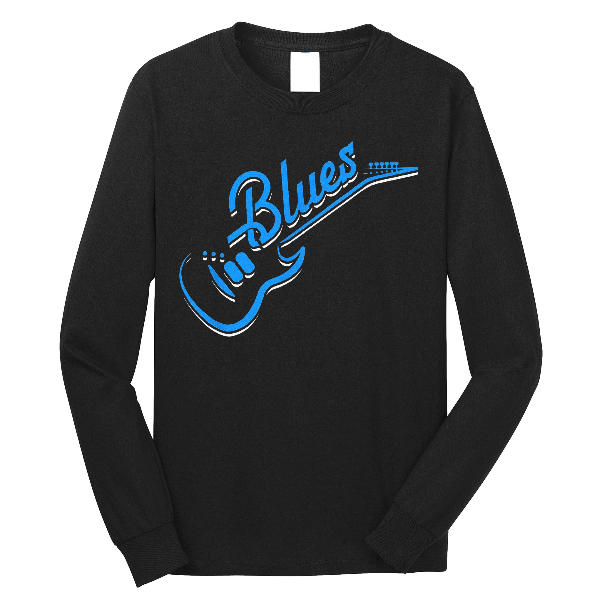 Blues Guitar Jazz Music Guitarist Blues Long Sleeve Shirt
