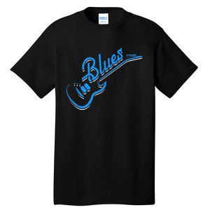 Blues Guitar Jazz Music Guitarist Blues Tall T-Shirt