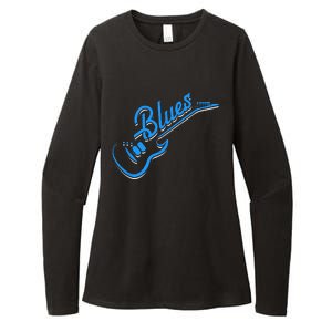 Blues Guitar Jazz Music Guitarist Blues Womens CVC Long Sleeve Shirt