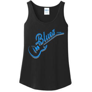 Blues Guitar Jazz Music Guitarist Blues Ladies Essential Tank