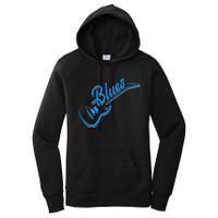 Blues Guitar Jazz Music Guitarist Blues Women's Pullover Hoodie