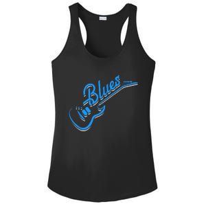 Blues Guitar Jazz Music Guitarist Blues Ladies PosiCharge Competitor Racerback Tank