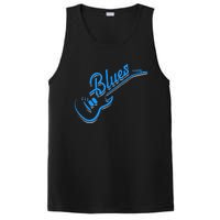 Blues Guitar Jazz Music Guitarist Blues PosiCharge Competitor Tank