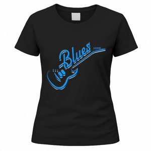 Blues Guitar Jazz Music Guitarist Blues Women's T-Shirt